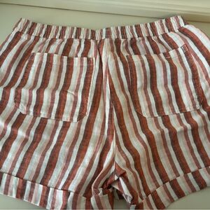 Old Navy Brown and Cream Cargo Shorts Relaxed Fit